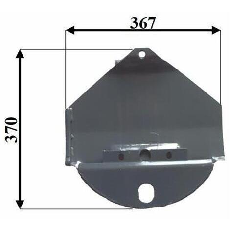 Pattino sinistro adattabile Vicon rif. B1361686.Misure: 367x370mm