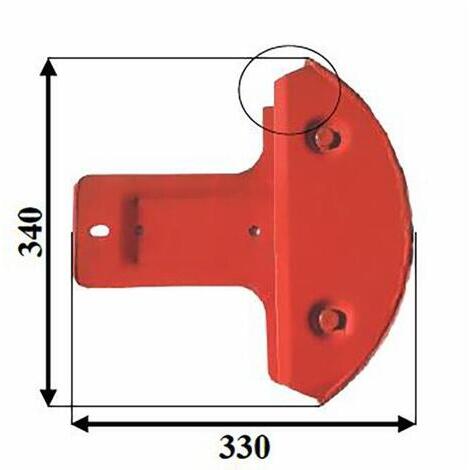 Pattino falciatrice rotativa adattabile a Kuhn rif. 56205800