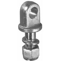 Perno ad occhio per catene imbrigliamento filettato M24x2 e diametro 24