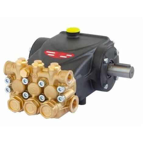 Pompa alta pressione modello E2 Evolution (con albero cilindrino  24mm). Prestazioni: 14 l/min a 1450 RPM. Max 200 Bar