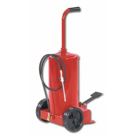 Pompa ingrassaggio a pedale kg. 16 Completa di tubo ad alta pressione di cm. 150, rubinetto e testina