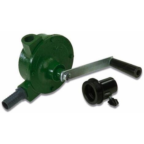 Pompa rotativa travaso manuale 30lt/min adatta a travaso di acqua, olio, gasolio.