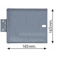 Portatarga con cerniera inox 165 x165 mm