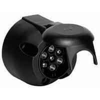 Presa 7 poli 12V in plastica ISO 1724 tipo N, con contatti a serrafilo