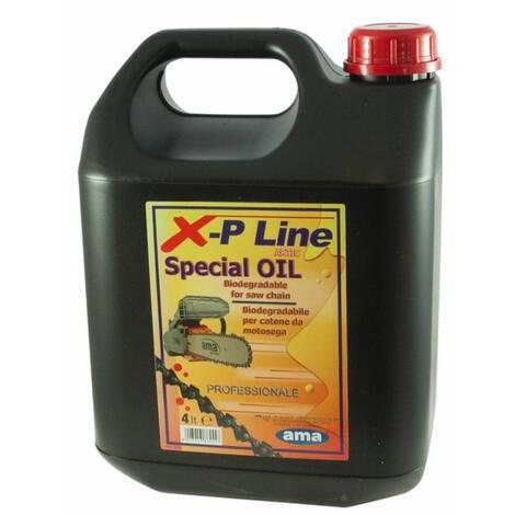 Olio Protettivo PROFESSIONALE XP-LINE Artic, alta resistenza al freddo. Vegetale biodegradabile x catena da motosega. 4Lt