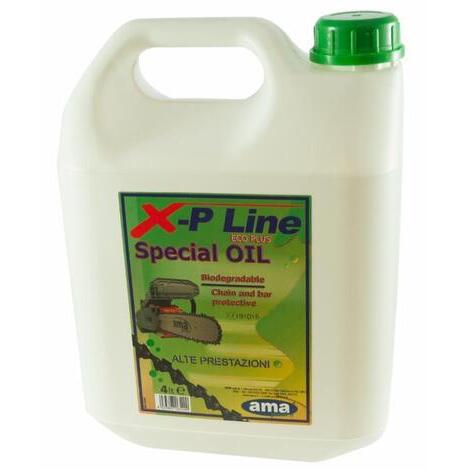 Olio Protettivo XP-LINE Eco-Plus. Vegetale biodegradabile x catena da motosega. 4 lt
