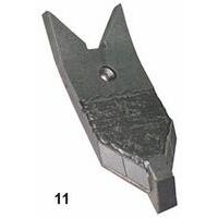 Punta 280x125x20 con riporto al carburo adattabile alla produzione Lemken 3374442