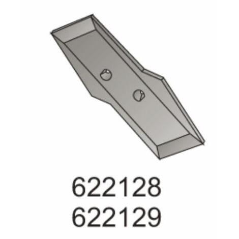 Punta reversibile adattabile alla produzione Kuhn 622128 dx