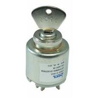 Quadro avviamento con preriscaldo, 4 posizioni chiave, chiave estraibile nella posizione P-0, con collegamento a spina piatta. Intercambiabile Cobo 14.112.000