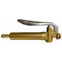 Rubinetto a leva con attacco maschio 12x19 tenuta guarnizione ed entrata portagomma Ø10