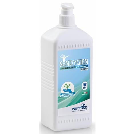 Sapone liquido LT1 con un'efficace azione igienizzante, grazie alla presenza dell'OPP. Sendygien  nato per soddisfare le esigenze dei professionisti attivi in ambienti soggetti al controllo di igiene e qualit  delle procedure HACCP, ad esempio nel se