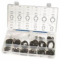 Assortimento seeger 300 pz da 3 a 32 mm.