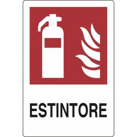 Cartello segnaletica antincendio 30x20 in alluminio
