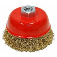 SPAZZOLA A TAZZA A FILI ONDULATI  80 M14 FILO 0,3