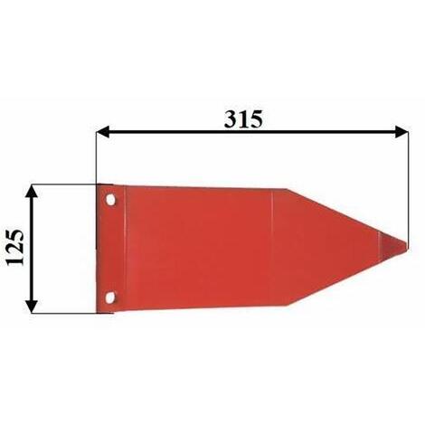 Suola adattabile Lely rif. 4.1220.1911.0 lunghezza 315mm, larghezza 125mm, spessore 8mm