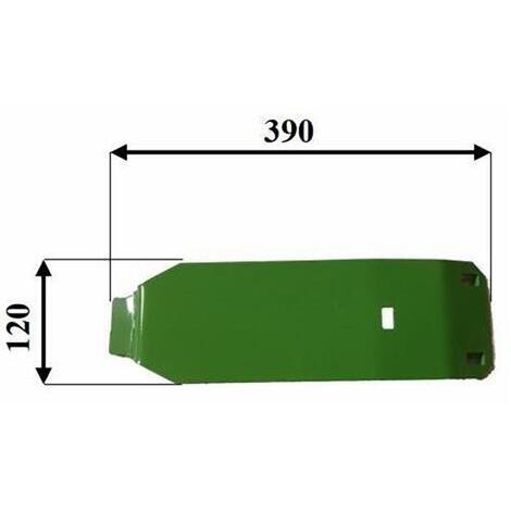 Suola adattabile John Deere rif. CC50001, lunghezza 390mm, larghezza 120mm