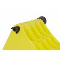 Supporto di fissaggio in plastica (Ø 55mm, lunghezza 258mm) per cuneo fermaruota raggio 530mm art. AMA 92909