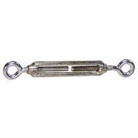 Tenditore a due occhi in acciaio con Ø filetto 1/4, lunghezza minima 140mm e lunghezza massima 203mm