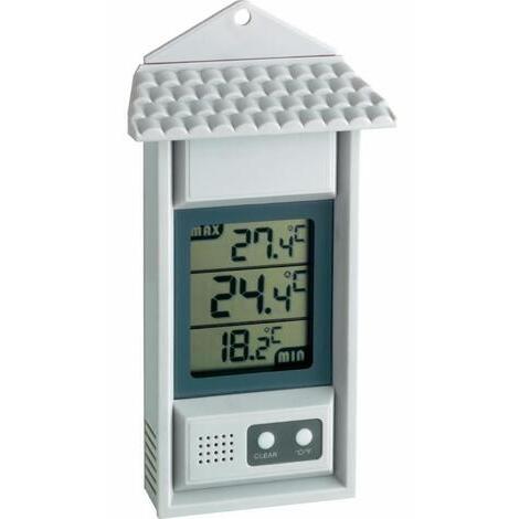 Termometro digitale per interni/esterni in abs -50+70C