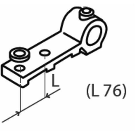 Testina per lama XL ORIGINALE BCS rif.52428729 (interasse fori 76mm)