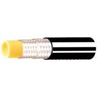 Tubo termoplastico rinforzato con una treccia metallica da 1/4 per oli. Temperatura di esercizio -54C + 100C.