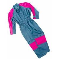 TUTA DA LAVORO BICOLORE LEGGERA TG. M COMPOSIZIONE: 65% Poliestere / 35% Cotone / Tessuto gr.200 - Collo a camicia in doppio tessuto Cerniera con doppia possibilità di apertura - Elastico in vita