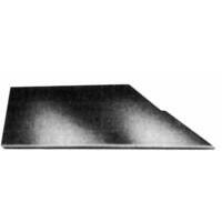 Vomere per corpi a scalpello adattabile alla produzione Sogema 2 VSL non forato dx