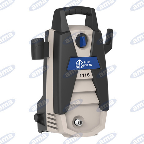 Idropulitrice AR111S. Massima pressione 80 BAR, portata 310 Lt/H, potenza 1,5 KW, completa di lancia con ugello regolabile, prolunga lancia, tubo alta pressione 6mt e kit schiumogeno