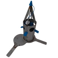 Valvola dosatrice INOXBAG per lo svuotamento di grandi sacchi di fertilizzanti , mangimi, semi, minerali, ecc.